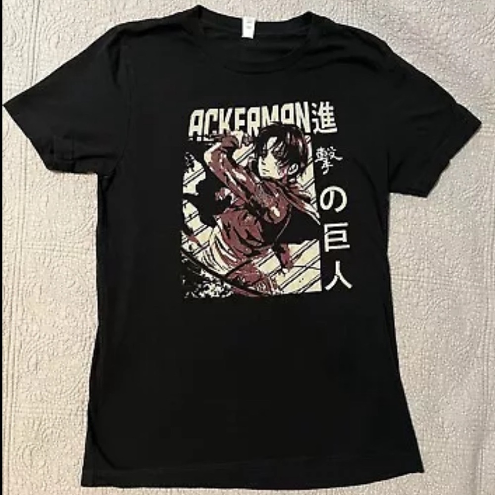 Attack On Titan Graphic T-Shirt Ackerman Bella Canvas